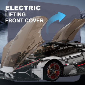 Nuovo Modello <span class=keywords><strong>di</strong></span> Supercar Tecnico in Scala 1:8, Set <span class=keywords><strong>di</strong></span> <span class=keywords><strong>Costruzioni</strong></span> in Plastica, Giocattolo Educativo per Adolescenti e Adulti - Product Image 4