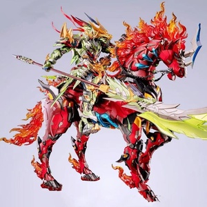 Modulo Robotico Modulare in Plastica Guan Yu Nezha Asura Aobing <span class=keywords><strong>L</strong></span> Bu - Blocchi da Costruzione, Mecha Action Figure, Blind Box - Product Image 4