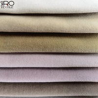 Tissu en velours 100% coton, tissé, à poils coupés, multicolores, poids 460 g/m², très vendu, pour rideaux