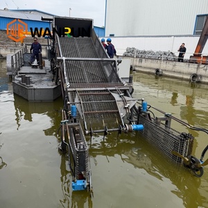 Bateau tracteur aquatique en acier pour <span class=keywords><strong>la</strong></span> récolte et <span class=keywords><strong>la</strong></span> coupe des algues, de <span class=keywords><strong>la</strong></span> plante de loto et de <span class=keywords><strong>l</strong></span>'herbe aquatique, pour le nettoyage des lacs, rivières et étangs, 14,6 m - Product Image 3