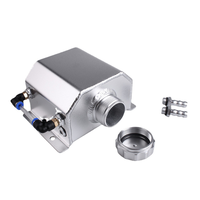 Réservoir de purge d'huile moteur carré, Récipient de récupération des gaz d'échappement en alliage d'aluminium, Grande capacité, Réservoir anti-transbordement 1 L/2 L