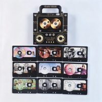 Aimant de réfrigérateur personnalisé en forme de cassette rétro avec puce NFC, thème album de chanteur pop, cadeau de collection pour fans
