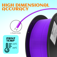 Filament PLA+ pour imprimante 3D LZK, diamètre 1,75 mm, haute vitesse, pack en vrac, température d'impression 240°C, Chine