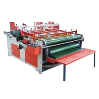 Pressez le type machine de collage se pliante de dossier de boîte ondulée semi-automatique/boîte de carton