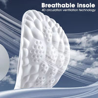 Semelles intérieures sport 4D Cloud en EVA souple, respirantes, avec soutien de la voûte plantaire et amorti des chocs pour le soulagement de la douleur, la marche et les soins des pieds athlétiques