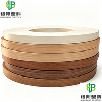 Bande de chant PVC multicolore personnalisée et écologique, prix usine pour la fabrication de placards et armoires en MDF et panneaux de particules