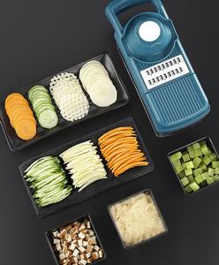 Kitchen Accessories <b>Multifunctional</b> <b>Vegetable</b> <b>Cutter</b> Manual <b>Vegetable</b> Chopper Food Slicer,Onion, Salad, Veggie Chopper 11 Blades - Product Image 6