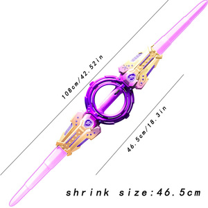 Épée Lumineuse Tournante à Double Lame pour Enfants, Épée Laser Télescopique à Double Tête Lumineuse Rotative, Jouet de Jeu de Rôle - Product Image 5