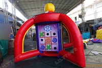 Jeux de sport gonflables commerciaux Lilytoys Jeux interactifs gonflables 4 en un jeux pour les ventes