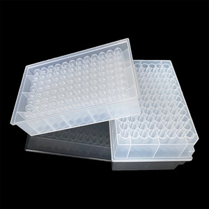 จานไมโครเพลท Yongyue Medical Deep Well ขนาด 1.2 มล. 96 หลุม แบบ U Bottom สำหรับฆ่าเชื้อในห้องปฏิบัติการ - Product Image 1