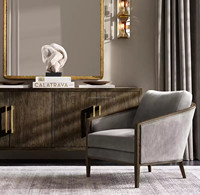 2025 Ensemble de salle à manger de salon personnalisé Chaise de meubles de maison au design d'intérieur de luxe