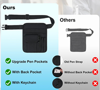 Sac de ceinture de serveur, tablier, accessoires de serveuse de restaurant, sac avec ceinture réglable, sac à monnaie utilitaire pour serveur, serveuse, OEM