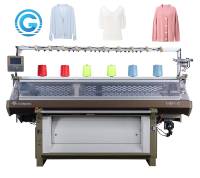 Machine à tricoter jacquard industrielle à haute productivité pour pulls intarsia