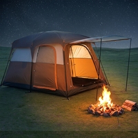 Tente portable avec logo personnalisé, coupe-vent et imperméable pour 2 à 4 personnes, nouveau style de camping