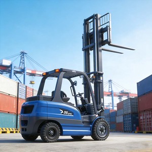 Vehículo Industrial de Carga Pesada de 3500 kg, Altura de Elevación de 6 m, Certificación ISO CE 1. El Vehículo Tiene una Apariencia Compacta, un Radio de Giro Pequeño y Puede Trabajar en Espacios Reducidos - Product Image 3