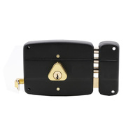 Serrure de jante antivol double cylindre de haute qualité avec loquet de nuit pour porte principale, serrure de jante et clés pour portail métallique
