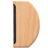 Wanmei Personnalisable Vente en gros Peigne anti-bouloches en bois de hêtre naturel pour pulls, laine et cachemire