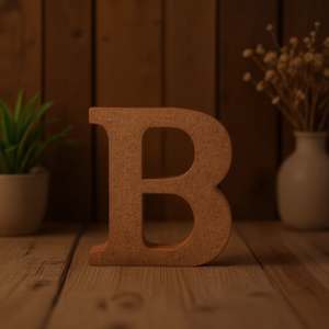 ILAN Lettera Decorativa in Legno B 15CM per Decorazione Murale - Product Image 3
