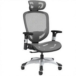 Silla de Oficina Ejecutiva Moderna de Alta Calidad, Ergonómica, Totalmente de Malla, Ajustable, con Reposapiés, Negra, Silla de Director Ejecutivo - Product Image 2
