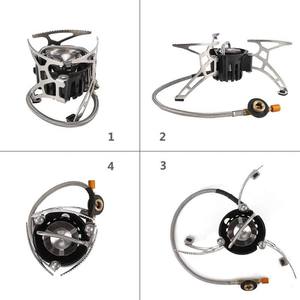 Estufa de Gas ultraligera para acampar, Mini estufa portátil de Metal plegable para exteriores, horno de cocina para mochilero, senderismo, <span class=keywords><strong>2022</strong></span> - Product Image 2