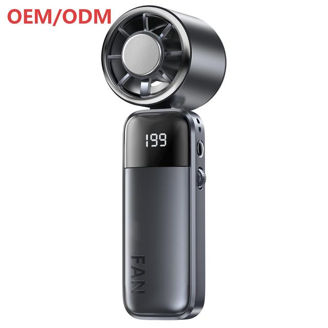 Brand-new Design Factory USB Portable Fan Neck-hanging Desktop Handheld Vertical High-speed Silent Cool 199 Speed Foldable