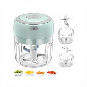 Electric Kitchen Food Chopper Mini <b>Garlic</b> Masher <b>Crusher</b> USB Portable Vegetable Chopper Stainless Steel Eco-Friendly Kitchen - Product Image 1