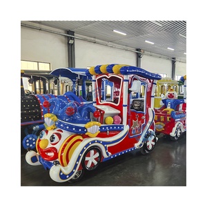 Amusement Park Sightseeing Minibus Attractions Trolleybus Custom-made Luxury and Comfortable Manned Entertainment <b>Train</b> - Product Image 3