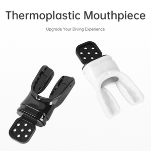 Black Snorkel Mouthpiece Second Stage Fixing Kit Diving Breathing Tube Bite Seal Accessory - Product Image 4