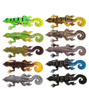 2022 Willfishing135mm 21g Rubber Gecko Soft Lure Floating Water Silicone Soft Plastic Fishing Lure Soft Bait Lures