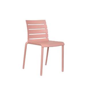 Chaises de maîtres colorées modernes de qualité fantaisie d'empilage extérieur de plage en plastique sans bras pour la fête d'événement - Product Image 1