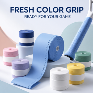Cinta <span class=keywords><strong>de</strong></span> Agarre <span class=keywords><strong>de</strong></span> Poliuretano Laminado Perforado en Tonos <span class=keywords><strong>Pastel</strong></span> para Raquetas <span class=keywords><strong>de</strong></span> Tenis <span class=keywords><strong>de</strong></span> Mesa y Pesca, Absorbente <span class=keywords><strong>de</strong></span> Sudor, Antideslizante, Vitaspace - Product Image 1