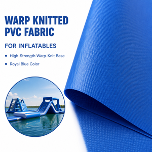Tessuto in PVC Idrorepellente 1000D 20x20 Blu Navy per Gonfiabili Pubblicitari, Ideale per Eventi Aziendali - Product Image 1