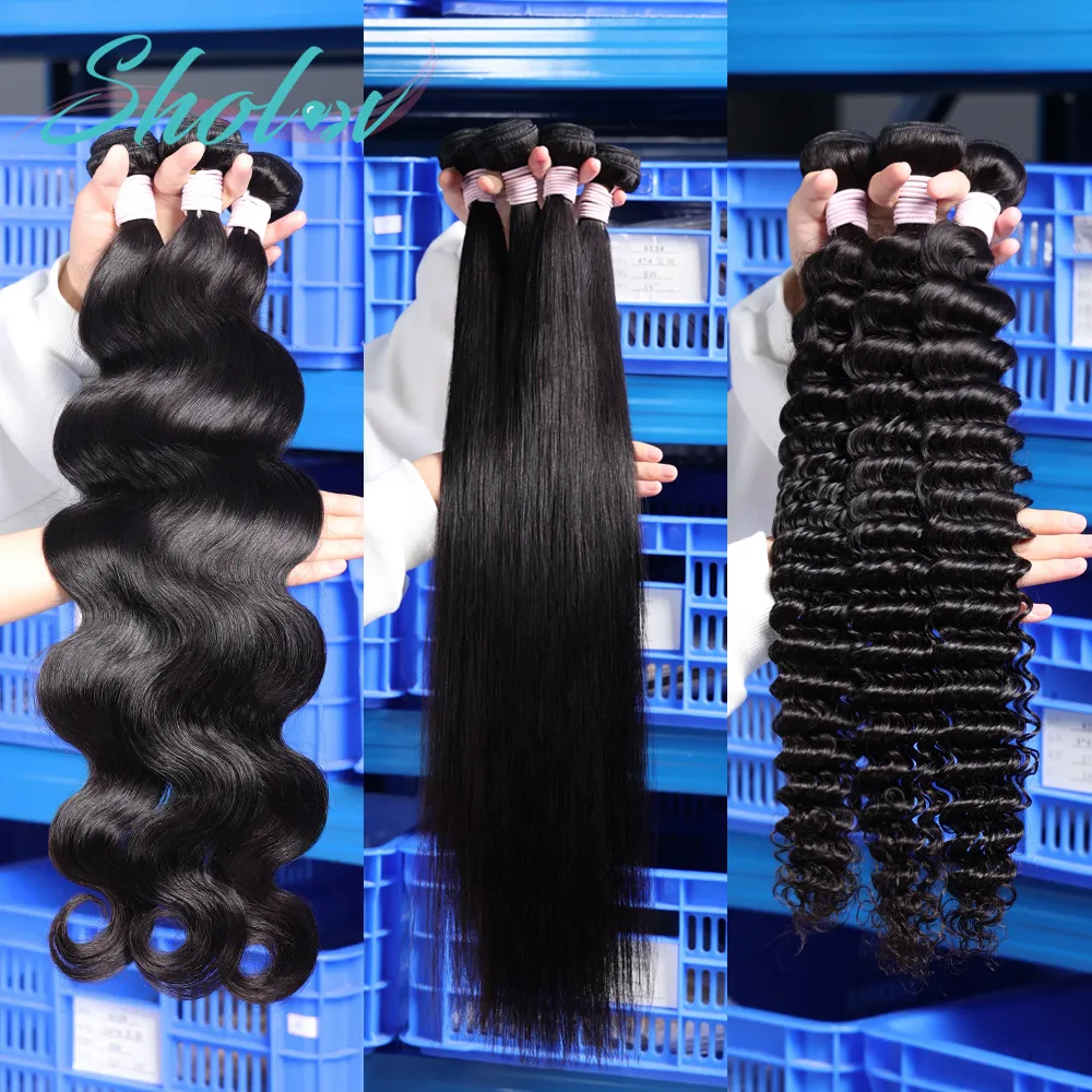 Shlolv fertilizante de cabelo estilo europeu, fertilizante de cabelo real virgem, masterpiece 100% suprimento de cabelo coreano, extensões de cabelo