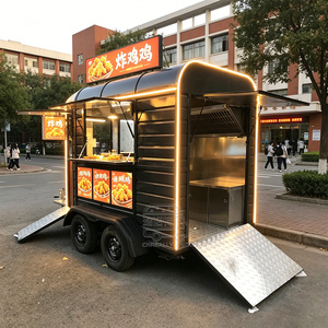 Customizable <b>Mobile</b> <b>Trailer</b> With Efficient Layout For Quick Service <b>Restaurants</b> Horse Box Food Truck - Product Image 2
