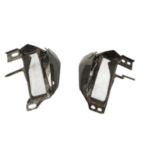 واقي خزان المياه للدراجات النارية من ألياف الكربون الجافة 100٪ طراز MOQ1 3K لـ KTM Duke 390 2017-2023، هيكل من ألياف الكربون