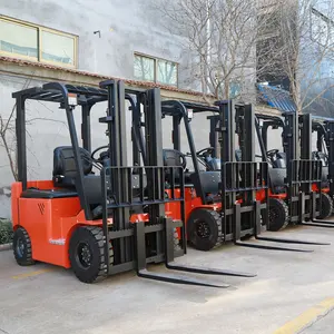 Montacarga istifleme makinesi 2Ton elektrikli forklift kamyon depo ağır yük kaldırıcı