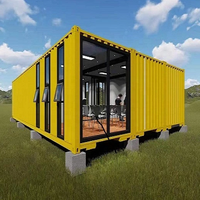 Maisons conteneurs de luxe préfabriquées modernes à deux chambres en kit, en acier haute intensité, prêtes à l'emploi, pour le marché américain, en vente en Chine