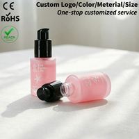 Faible MOQ – Flacons en verre dépoli vides de 4 oz, 80 ml, 100 ml, 120 ml pour sérum facial, liquides de soin et emulsions cosmétiques