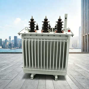 Transformador de Potencia Sumergido en Aceite S11-M 30/50kVA 10kV/400V Trifásico, Transformador de Distribución Reductor de Voltaje para Exteriores, Libre de Mantenimiento - Product Image 1