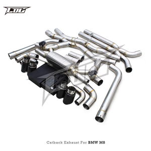 Sistema de escape Catback personalizado para <span class=keywords><strong>BMW</strong></span> <span class=keywords><strong>M8</strong></span> <span class=keywords><strong>Gran</strong></span> <span class=keywords><strong>Coupe</strong></span> F93 4,4 T 2019-2024, silenciador de tubo de escape deportivo de cuatro puertas con Control de válvula - Product Image 3