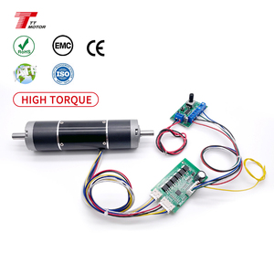 Moteur électrique à double arbre de 36mm de diamètre, moteur sans balais à couple élevé, moteur à courant continu de 24V, boîte de vitesses planétaire - Product Image 1
