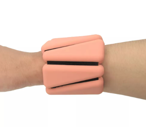 สายรัดข้อมือสองสีแอโรบิกเดินออกกำลังกายเล่นฟิตเนสออกกำลังกายแบบพกพาปรับได้ใส่สบาย - Product Image 5