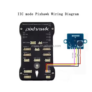Capteur I2C PIXHAWK génération MB1242 40 SRF02 <span class=keywords><strong>GY</strong></span>-<span class=keywords><strong>US42</strong></span> APM contrôle de vol Module de capteur de télémétrie à ultrasons - Product Image 5