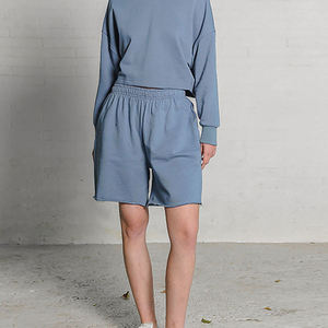 Pantalones Cortos Deportivos de Verano para Mujer, Personalizados por Fabricantes de Ropa, al por Mayor, de Algodón, Casuales, para Gimnasio - Product Image 2