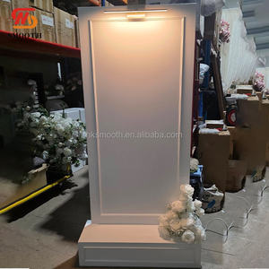 SMOOTH Panneau de bienvenue personnalisé pour mariage, élégant et moderne, avec plan de table et tableau des noms blanc pour l'entrée de la cérémonie - Product Image 3