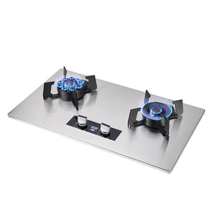 Wholesale Kitchen Appliance Home Gas Burner <b>Stove</b> Stainless Steel Lpg/ng Cooker <b>Stoves</b> with Safety Aq-g203 Kitchen Gas - Product Image 2