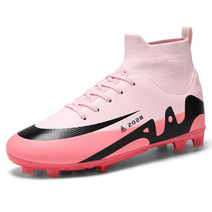 Scarpe da Calcio Unisex con Tacchetti Lunghi per Adulti e Giovani, Scarpe da Allenamento per Terreni Sintetici con Tomaia in PVC e Suola in TPU - Product Image 4