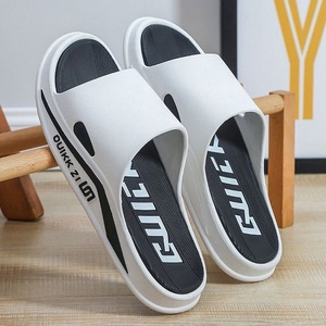 Quick Ni Wm Men's Slip-On Slippers Thick Sole Anti-Slip Summer Outdoor Wearable Comfortable Flip Flops Adult Size - Product Image 3