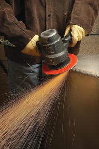 3M für Cubitron II 987C 7 Zoll 180mm Keramik-Kreuzloch-Faser scheibe OEM-Schleif werkzeug für Winkels chl eifer - Product Image 6