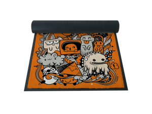 Tapis d'entrée extérieur en caoutchouc robuste avec logo, anti-dérapant, résistant aux intempéries, pour patio et porte d'entrée - Product Image 3